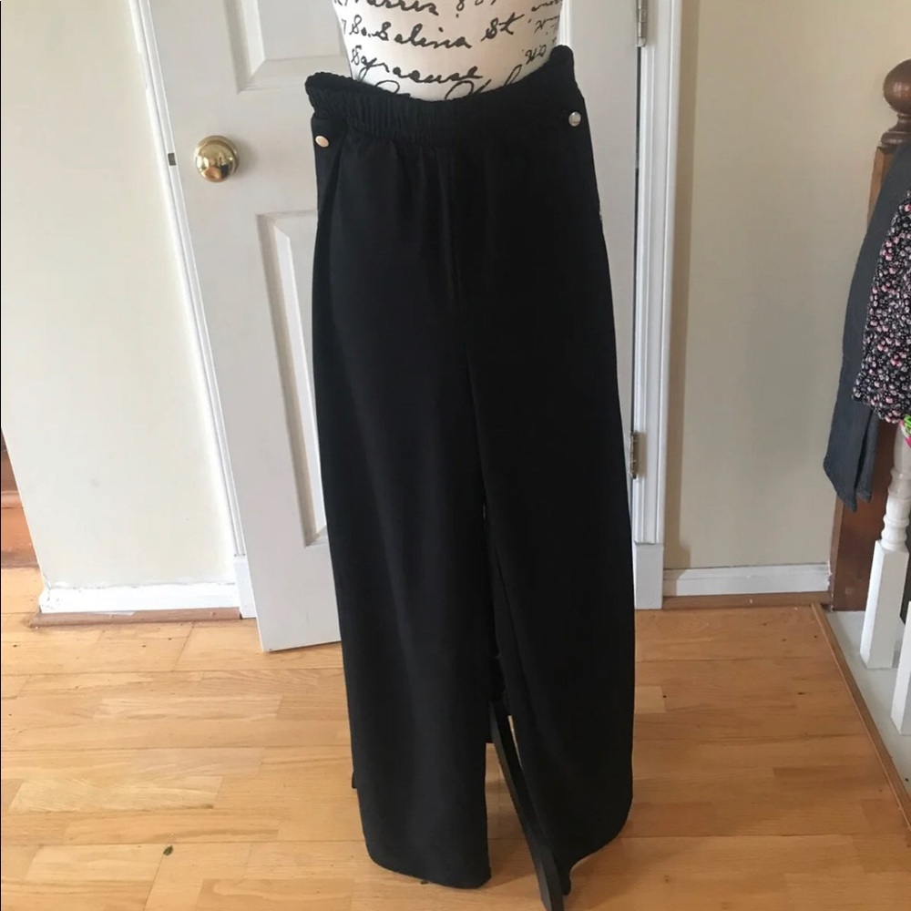 Flare black pants